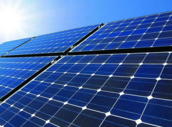 A set of solar panels 